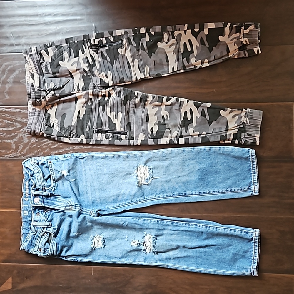 Boy's Gap Jeans size: 6 & Ring of Fire Jogger size: 7